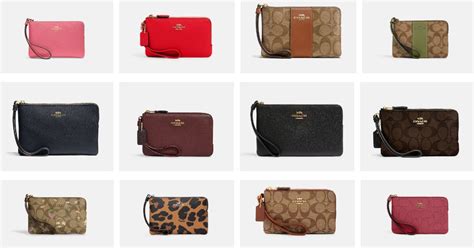 coach wristlets clearance